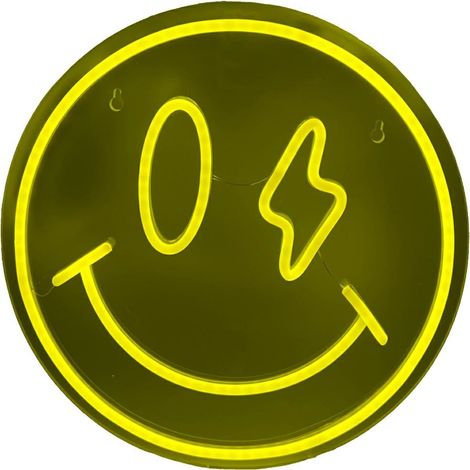Neon Beline Light Smiling Face