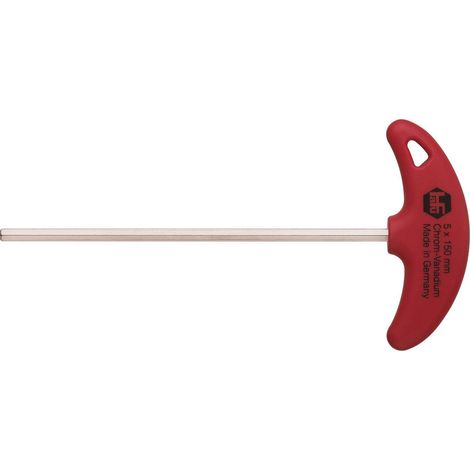 HAFU Sechskant Stiftschlüssel mit T-Griff 2,0 mm Länge 100 mm