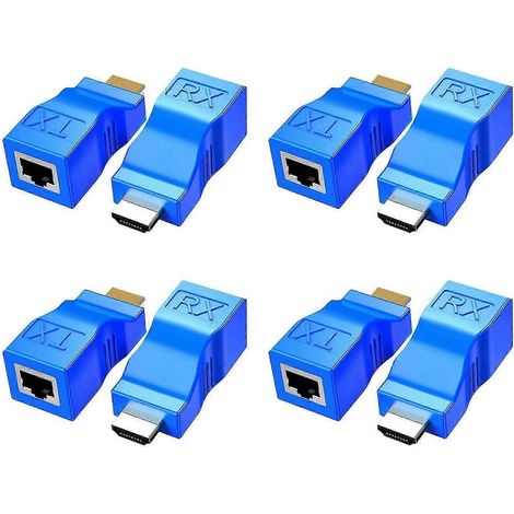 Câble d'extension emballé, convertisseur RJ45 vers RJ45, adapté aux décodeurs TV HD 4K et 2K. (1/5)
