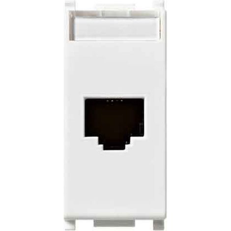 PRESA TELEFONICA RJ45 'PLANA' VIMAR Cat. 5E UTP - Colore Bianco