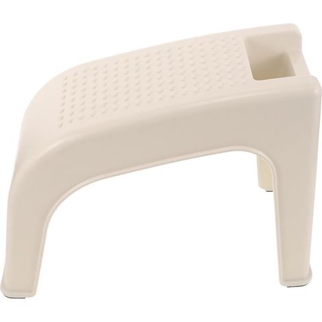 Tabouret de douche professionnel en plastique , réglable hauteur et portable , marchepied antidérapa (1/5)