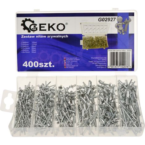 Set di rivetti ciechi 400 pz. (1/3)