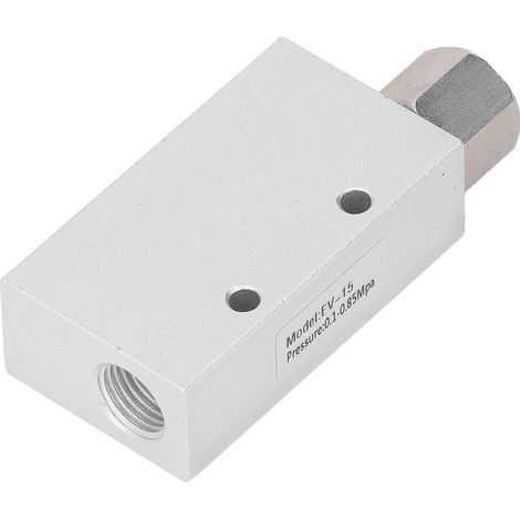Pneumatischer Abluftauslass für Vakuumgeneratoren, Aluminiumlegierung, Großvolumenstromventil EV-15 (1/5)