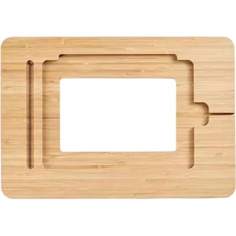 Support en bambou réglable avec conception pliable multi-angles pour le dessin, compatible avec les bureaux de 11 et 12,9 pouces. (1/5)