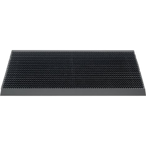 Tapis d'entrée extérieur LONDON 50x80cm Noir