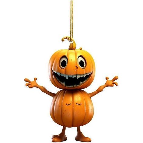 Décoration suspendue DIY pour la maison, ornement suspendu homme citrouille d'Halloween, cadeau de décoration suspendue 9 pièces. (1/4)