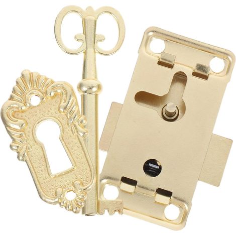 Serrure décorative vintage Healeved en alliage 53 x 26 mm avec (1/5)