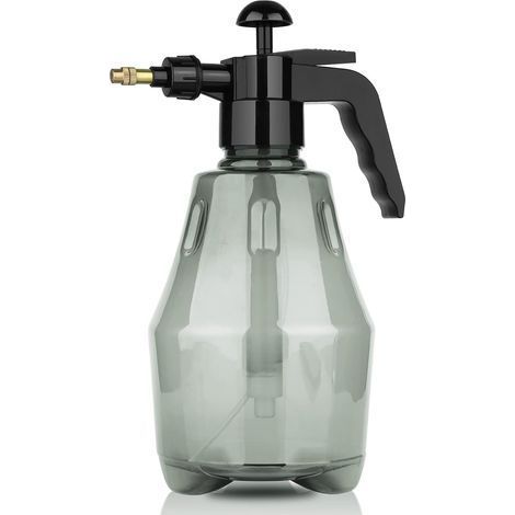 Pulverisateur de Jardin,1.5L Arrosoir Jardin,Vaporisateur Plante Vide,Vaporisateur,Brumisateur Plante Interieur Extérieur en Plastique, pour L'Arrosage des Plantes (Gris) (1/5)