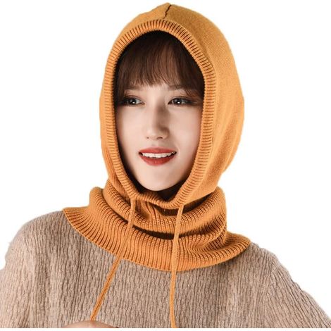 Cagoule Femme - 1 Pièce - Cachemire Et Laine - Multi-usage - Ski Moto Randonnée - Coloris Variés (1/3)