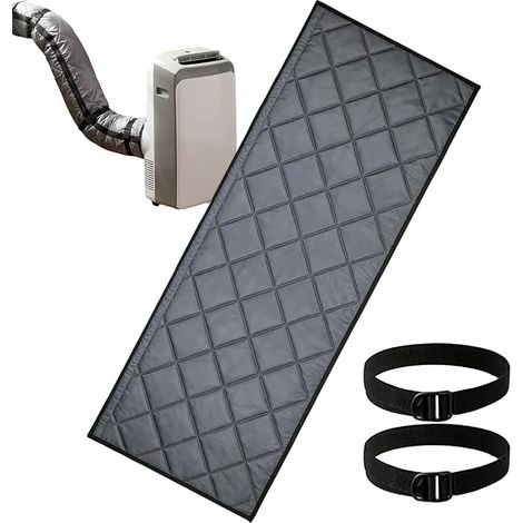 Funda aislante para manguera de aire acondicionado portátil – 150 cm de largo, protege contra el calor y el polvo, apta para mangueras de 12,7 a 15 cm, para salón, garaje y sótano. (1/5)