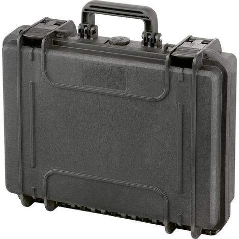 Max-Products Maletín de Herramientas negro de plástico duradero