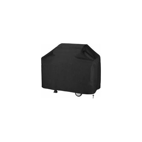 Cover Barbecue - Oxford 600D Imperméable UV - Pour Grill 145x61x117 cm - Noir - 1 Pièce (1/5)