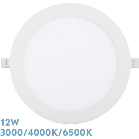 Silex Einbau-Downlight 12 W, 3000–4000–6500 K, Weiß, 1080 lm, rund, 17 Tage, Schnitt 15 Tage