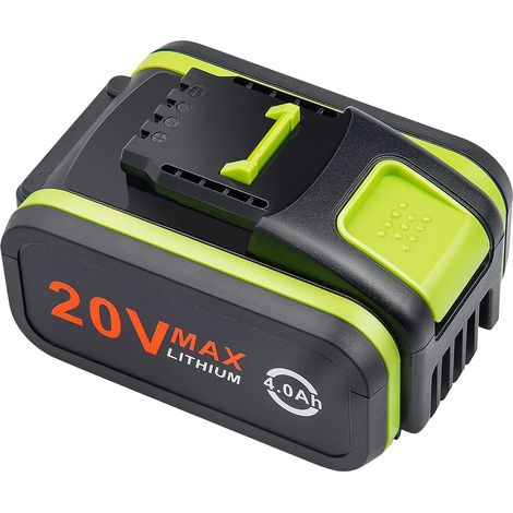 20V 4000mAh/4.0Ah batterie de remplacement pour Worx 20V WA3551, WA3551.1 WA3553 WA3553.2 WA3641 WG629E WG546E WU268 WX166.4 WX372.1 WX800 2 WX67 8 WX550 WX523 WU531.9 WG894E WG629E WG329E (1/5)
