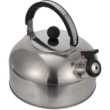Bouilloire sifflante en acier inoxydable de 2,5 L pour le thé et le café (1/5)