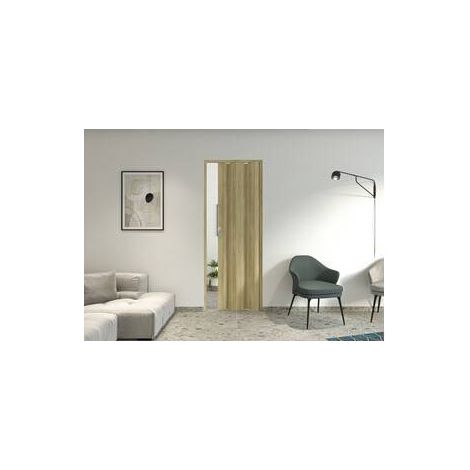 PORTA A SOFFIETTO MAYA 83X214 ROVERE CHIARO