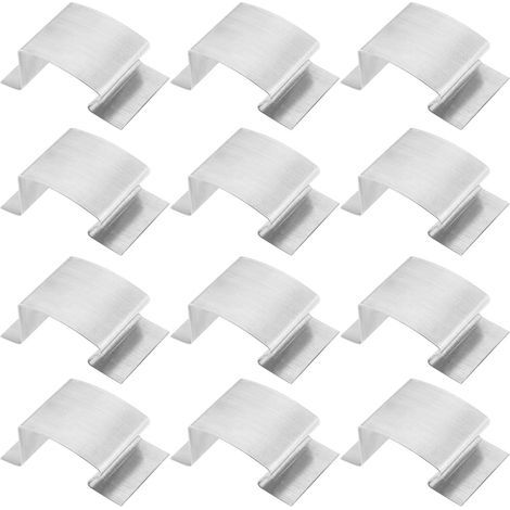 50 - Glazing Clips - Greenhouse Accessories - Side Glass Fixing + Panel Reinforcement - Outdoor Garden - Silver - 25x10x15cm (1/5)