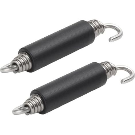 2 Pièces 85 mm Acier Inoxydable Ressorts de Pot D’échappement pour Moto,Ressorts de Tuyaux D'échappement pour Moto Scooter ATV (1/5)