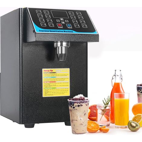 Senderpick – Distributeur de fructose pour bubble tea 7,5 l – Acier inoxydable anti-fuite – Panneau intelligent 16 configurations – Capteur de sécurité (1/5)