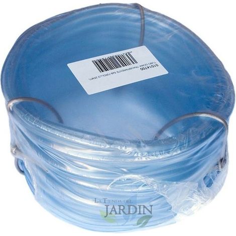 Tubo in PVC Trasparente Flessibile 5 x 9 mm, 50 metri, per il Collegamento alle Fontane d'acqua