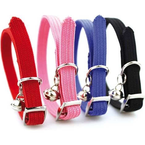 Collare elasticizzato per gatti 1x31 cm colori assortiti