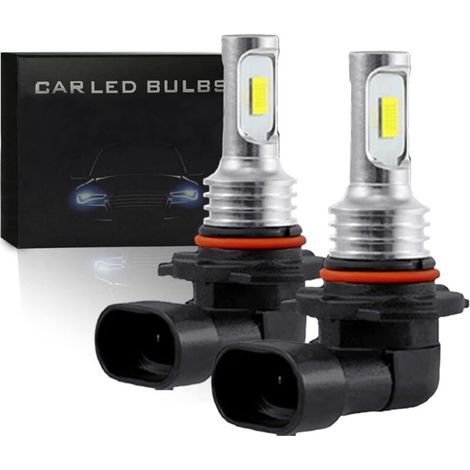 Ampoules LED H11 H8 H9 H16 pour feux antibrouillard 6000 K blanc xenon, éclairage 360°, étanchéité IP67, lot de 2 (1/4)