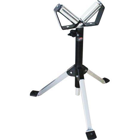 STIER Rollständer, Tragkraft 80kg, mit V-Träger, Höhenverstellbar 71 - 110 cm, Stabile Drei-Fuß-Konstruktion