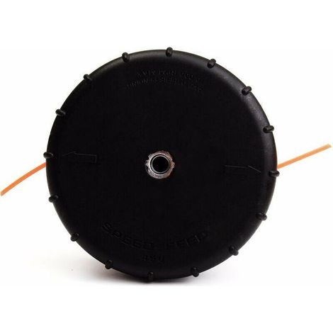 CHOYCLIT Speed Feed 450 Trimmerkopf für Echo SRM 266 SRM 266S SRM 266T SRM 266U SRM 280 SRM 280S SRM 280T Freischneider mit gerader Welle 99944200903, Schwarz