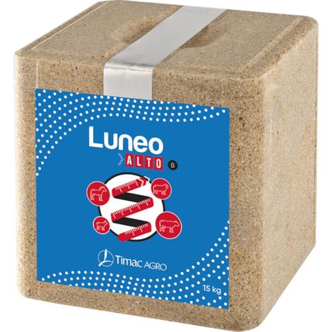 Timac Agro Pierre à lécher Luneo ALTO 15 kg Aliment minéral Aliment de croissance Croissance (1/2)