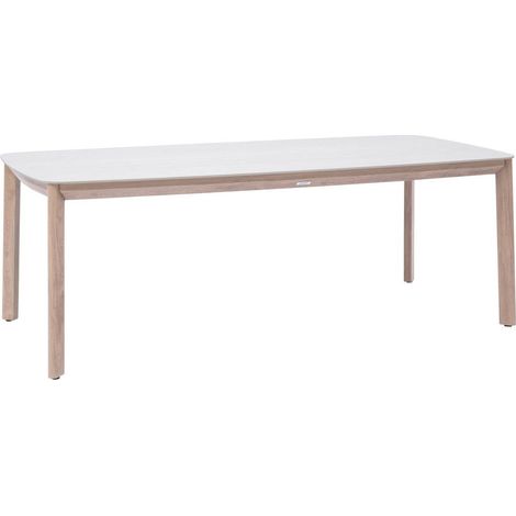 Tavolo da giardino nelora 8 posti 100x210cm beige - Hespéride