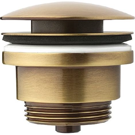 Ablaufventil Pop-Up Stöpsel Bronze Retro Ablaufgarnitur Abfluss (1/3)
