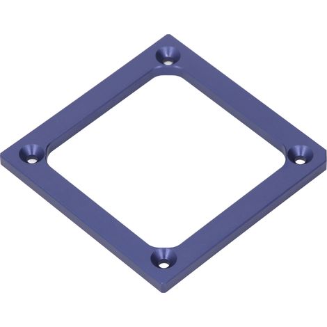 Gabarit d'ouverture pour prise de type 86, plaque de marquage pour boîtier inférieur de sortie monotrou en alliage d'aluminium (1/5)