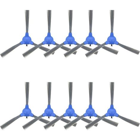10pcs Brosse Latérale Compatible avec Cecotec Conga Excellence 1090 Robot Aspirateur, pour Conga 1790 Robot Aspirateur Brosse Latérale (1/4)
