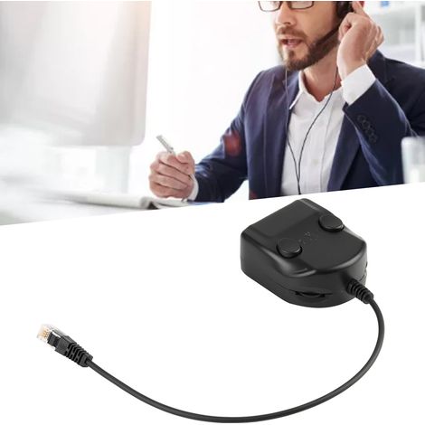Boîtier d'Entraînement Téléphonique Casque avec Contrôle de Volume Intelligent et Adaptateur Splitter (1/5)