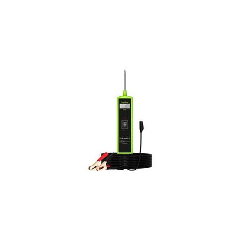 Testeur de circuit automobile TopDiag P60 Testeur de court-circuit du système électrique automobile 6-30 V CC avec fonction écran LCD Lampe de poche Activation des composants
