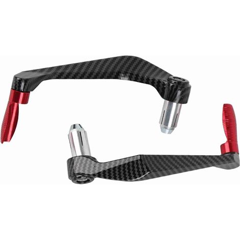 Universeller 7/8-Zoll-Bremsenschutz aus Aluminiumlegierung für Motorradlenker (Rot)