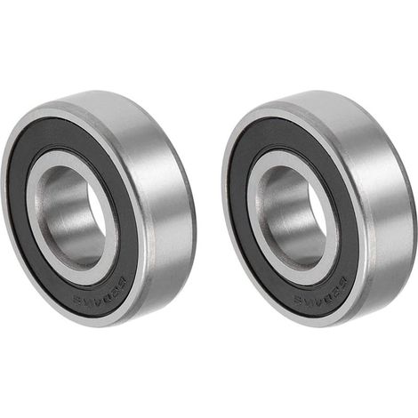 0 - 6204-2RS 20x47x14mm Kugellager x 2PCS Kohlenstoffstahl für Maschinen und Werkzeuge, [Doppelt abgedichtet] (1/5)
