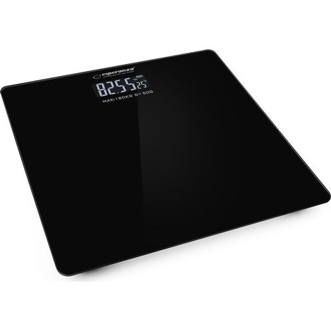 Esperanza Bathroom Scale Aerobic Black