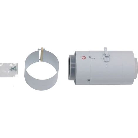 Vaillant Abertura de limpieza sistema de conductos de aire/humos de condensación, PP, 80/125 mm, 0,25m, 303218
