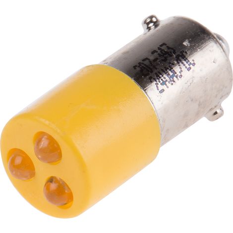 Voyant Jaune RS PRO, dia. 25 x 10mm ( Prix pour 1 )