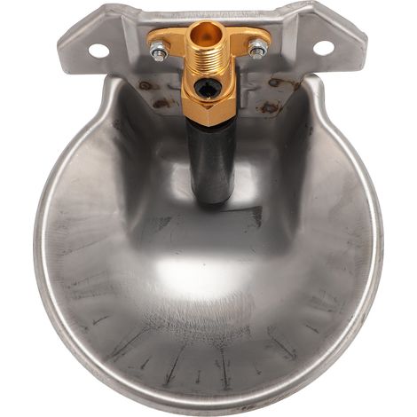 Abreuvoir automatique pour moutons et chèvres, en acier inoxydable, avec vanne et interrupteur tactile. (1/5)