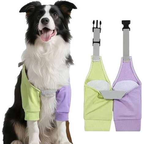 Elastische Ellbogenbandage für Hunde, Schutzhülle in Kontrastfarben, verschleißfester und langlebiger Ellbogenschutz für Hunde das ganze Jahr übe (1/5)