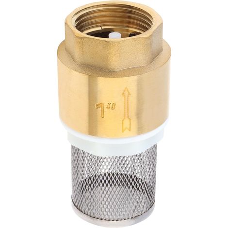 DN25 Valve à pied en laiton pour pompe à eau avec filtre sans retour 2,5 cm (1/5)