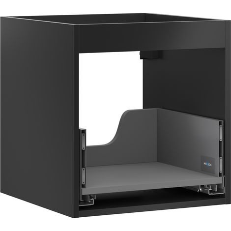Mexen Box-A corpo dell'armadietto sotto lavabo 45 cm, 1 cassetto, nero opaco - 91AX0-0450-470-1-71 (1/4)