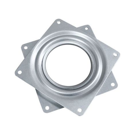 Plateau tournant carré 4 pouces – Roulement à billes en acier – Capacité de charge 30-40 kg – Rotation 360 degrés pour armoires de cuisine (1/5)