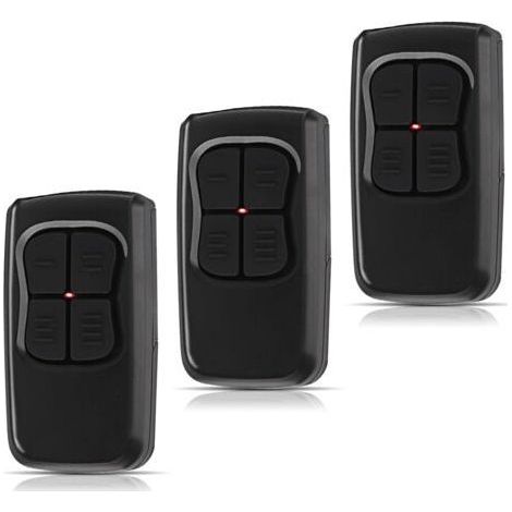 Télécommande pour ouvre-porte de garage 40,685 MHz - Pour Normstahl T40, T40-1, T40-2, T40-4M, compatible avec Perfect S, Perfect SE, 900, 1200 FM - Émetteur manuel FM (2)-Chrom (1/5)