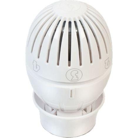 Válvula termostática con sensor de líquido Giacomini R470X001 blanco (1/3)