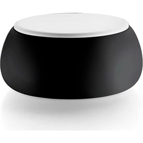 Moderner runder Couchtisch mit Stauraum T Ball - Schwarz