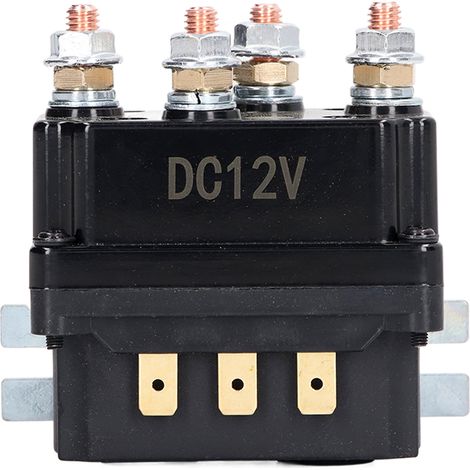 Treuil électrique 12V 250A - Contacteur relais LR4250x, interrupteur de commande pour treuils, kit de remplacement robuste, usage tout-terrain. (1/5)