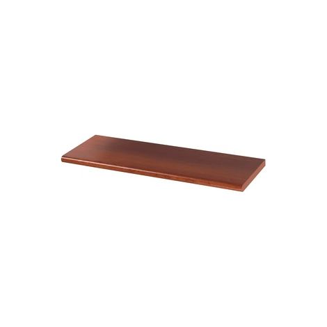 6 pz mensola ciliegio rettangolare ripiano in legno mensole 40x20x1,8 cm (1/2)